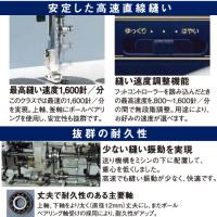 【店頭展示機】JANOME コスチューラ800HX 職業用　高速直線ミシン　送料無料