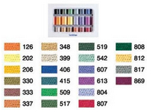 ブラザー　ETS22 刺しゅう糸22色セット　(ウルトラポス)　新色